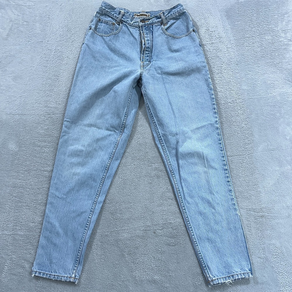 VINTAGE Paris Blues Jeans 13 Women Blue Tapered‎ Distressed Y2K Southwestern 90s